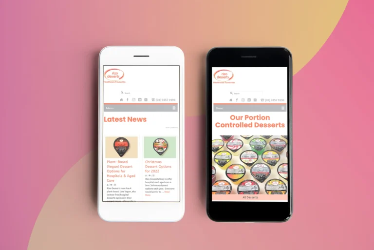 Rizo Desserts Website Re-Build